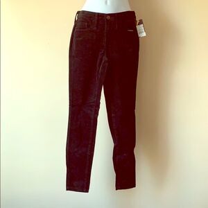 Mossimo Black Velvet High Rise Skinny Jean sz 00